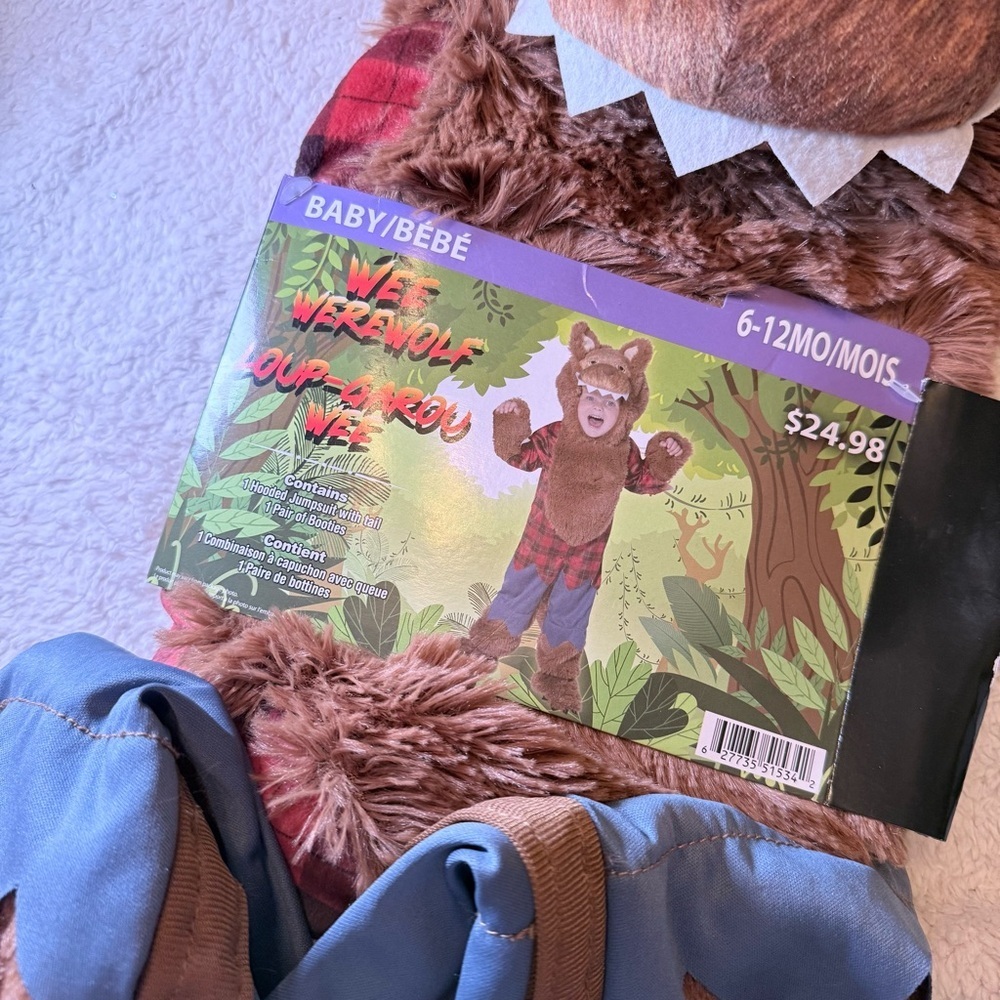 Wee Werewolf Baby Costume - Picture 8 of 9
